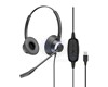 Casque Binaural UC Connexion USB-A Cordon USB A-RX PRO 5000 B USB-A RX